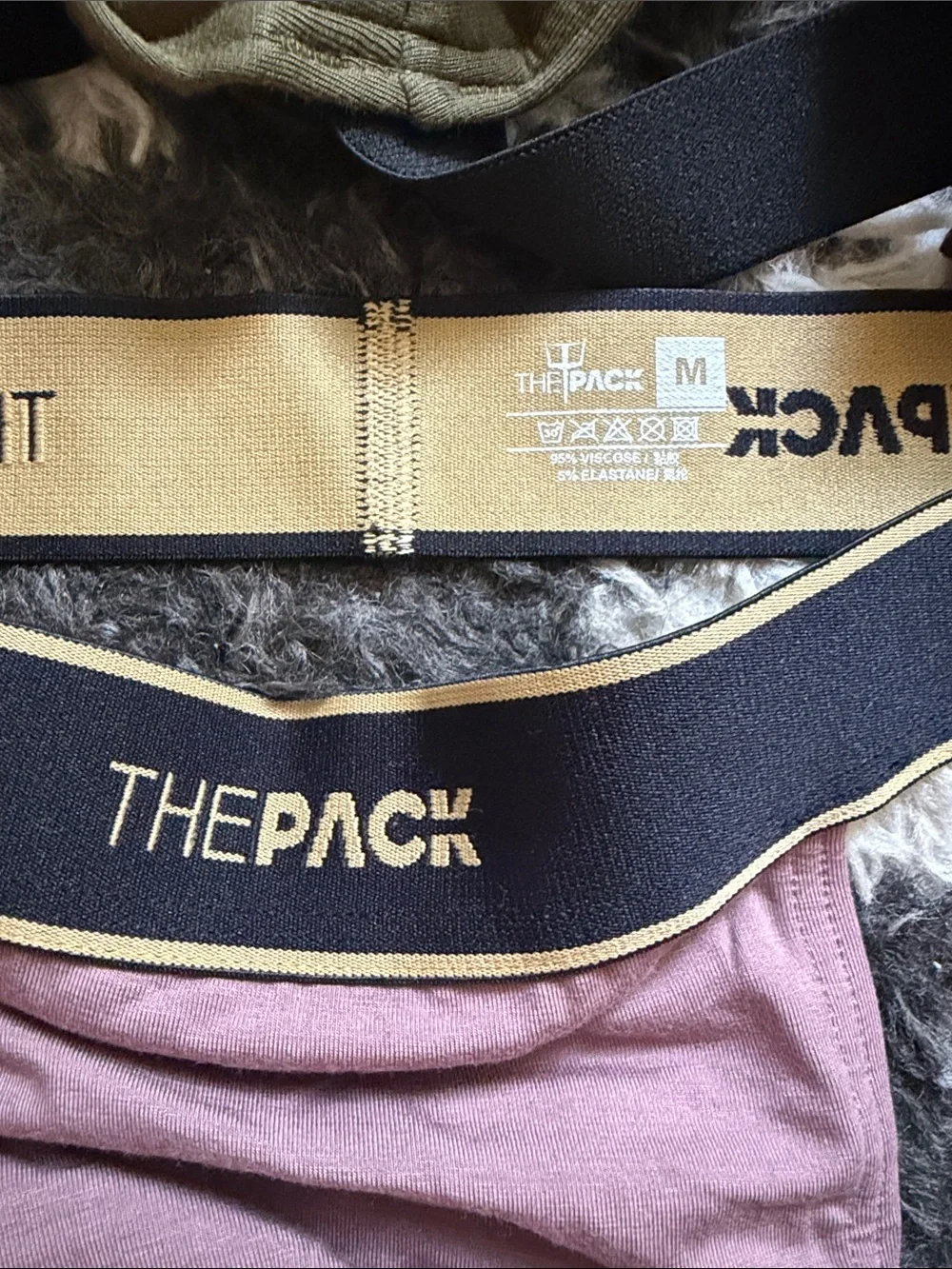 Men's Jockstraps - Olive, Mauve, Soft Dusty Pink (3-Pack)